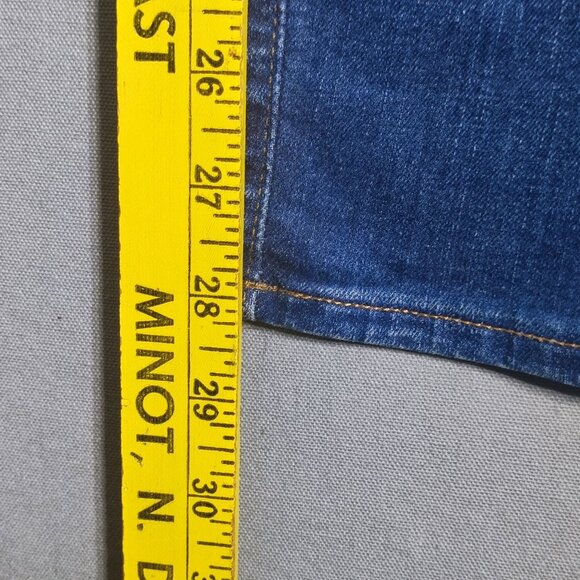 Madewell jeans women's size 26 ink blue colour 10" High-rise Skinny Stretch - Picture 14 of 16